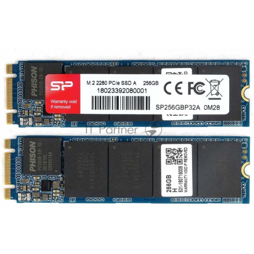 Твердотельный диск 256GB Silicon Power P34A60, M.2 2280, PCI-E 3x4 [R/W - 2200/1600 MB/s]